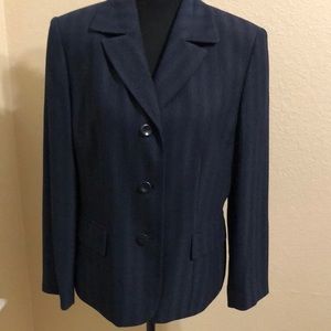 Navy Blue Women’s Suit 12P Two Pieces